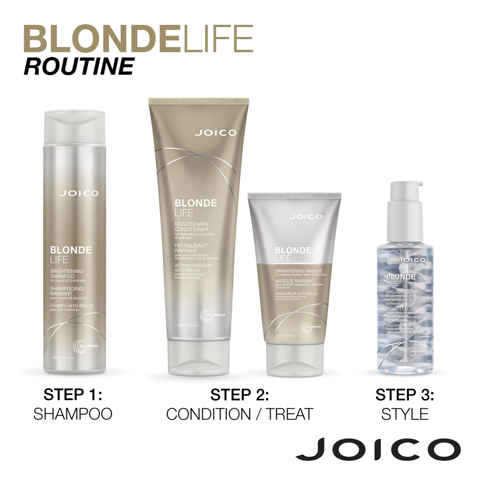 Rutina diaria de cuidado con Joico Blonde Life para rubios