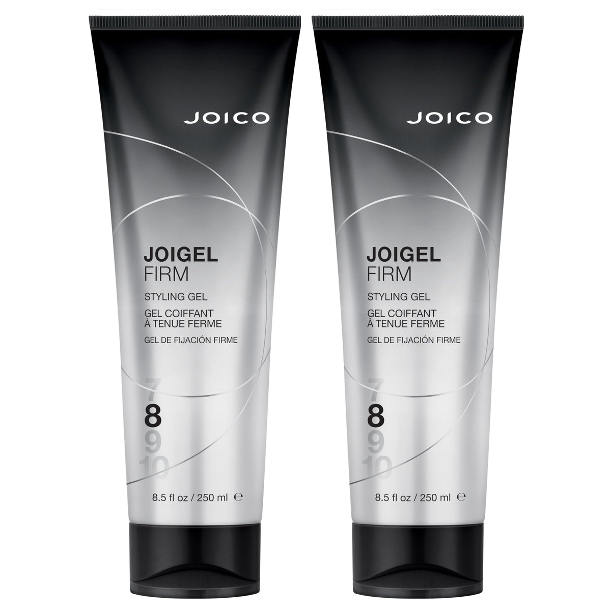Joico JoiGel gel de peinado firme: dos botellas listas para uso diario.