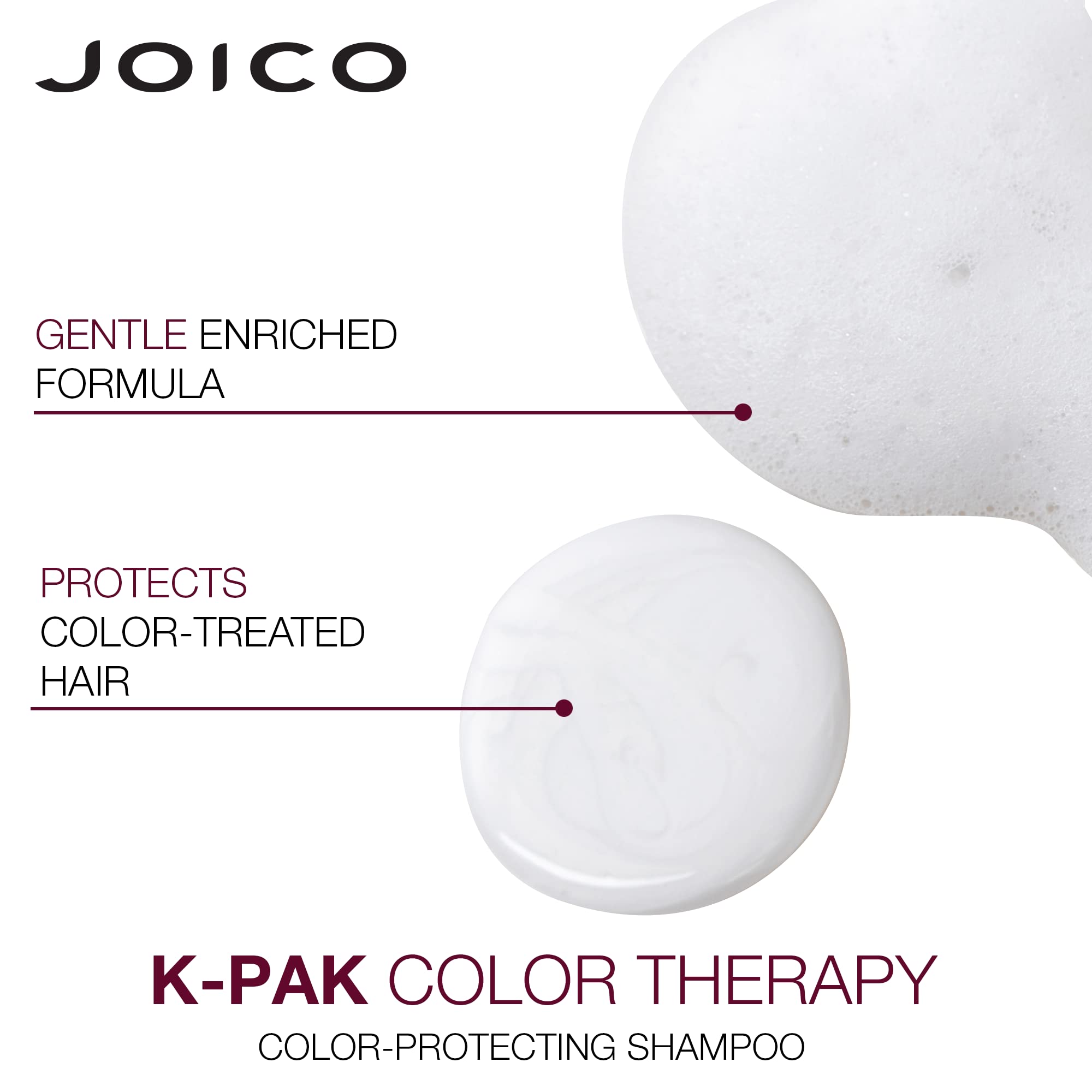 Aplicación suave en manos con Joico K-Pak Color Therapy.
