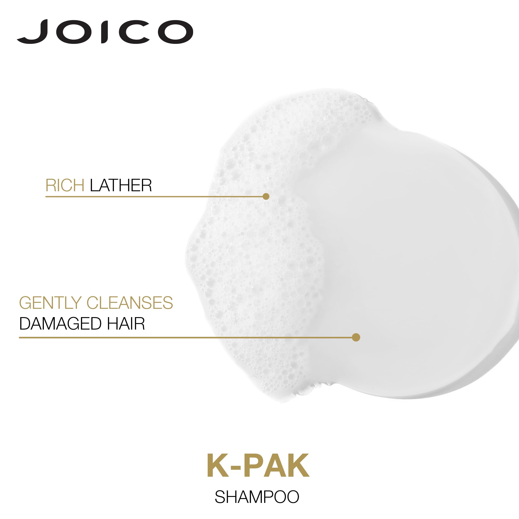 Acondicionador Joico K-PAK, textura suave que desenreda con facilidad.