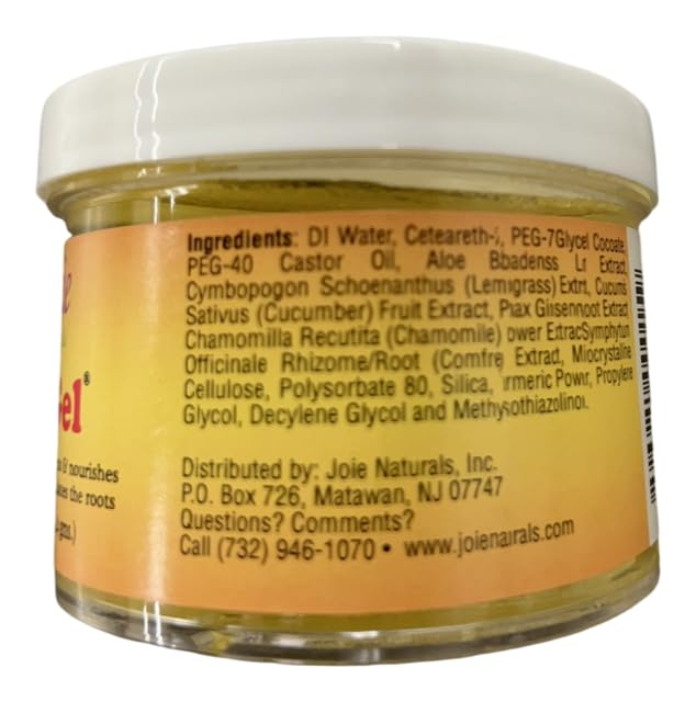 Joie Naturals MyGel, brillo suave y saludable para el cabello.