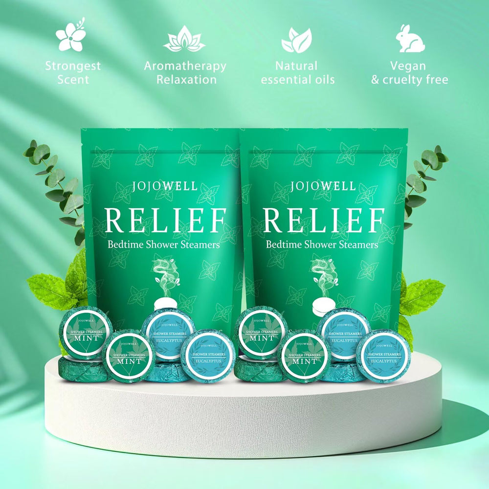 JoJowell bombas de ducha Menta: aromaterapia fresca para revitalizar la ducha.