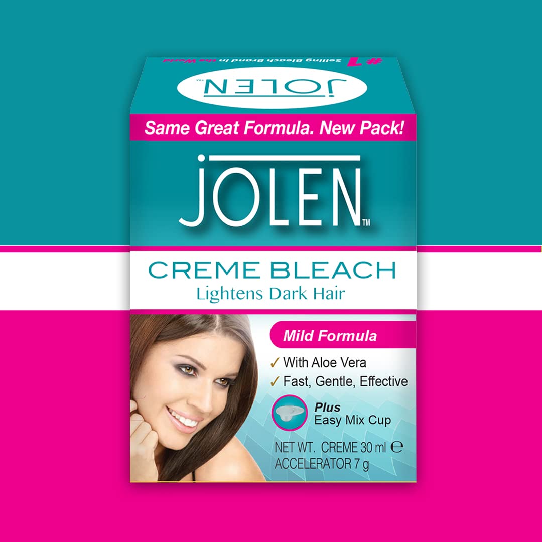 Aplicador de Jolen crema blanqueadora para rostro, aplicación suave