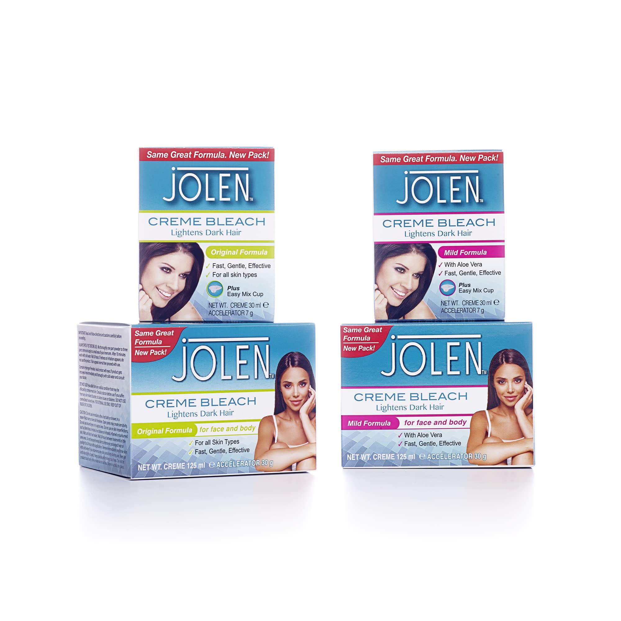 Jolen Crema Blanqueadora Fórmula Original 125 ml, espátula para aplicar la mezcla con precisión.