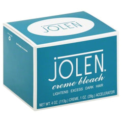 Jolen Creme Bleach Original Formula, bote 4 onzas, blanquea vello facial de forma suave