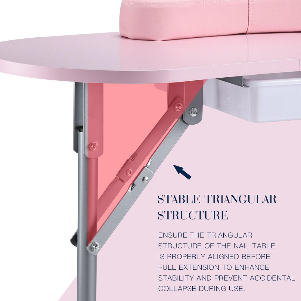 Joligrace reposabrazos desmontables para mayor comodidad durante manicuras