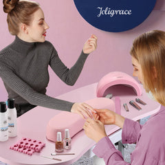 Joligrace superficie espaciosa con cajón para esmaltes y herramientas