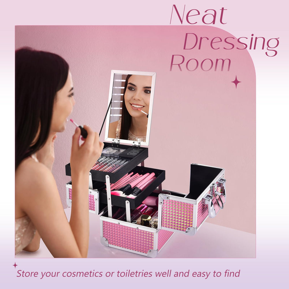 Joligrace superficie resistente al agua con brillo rosa.