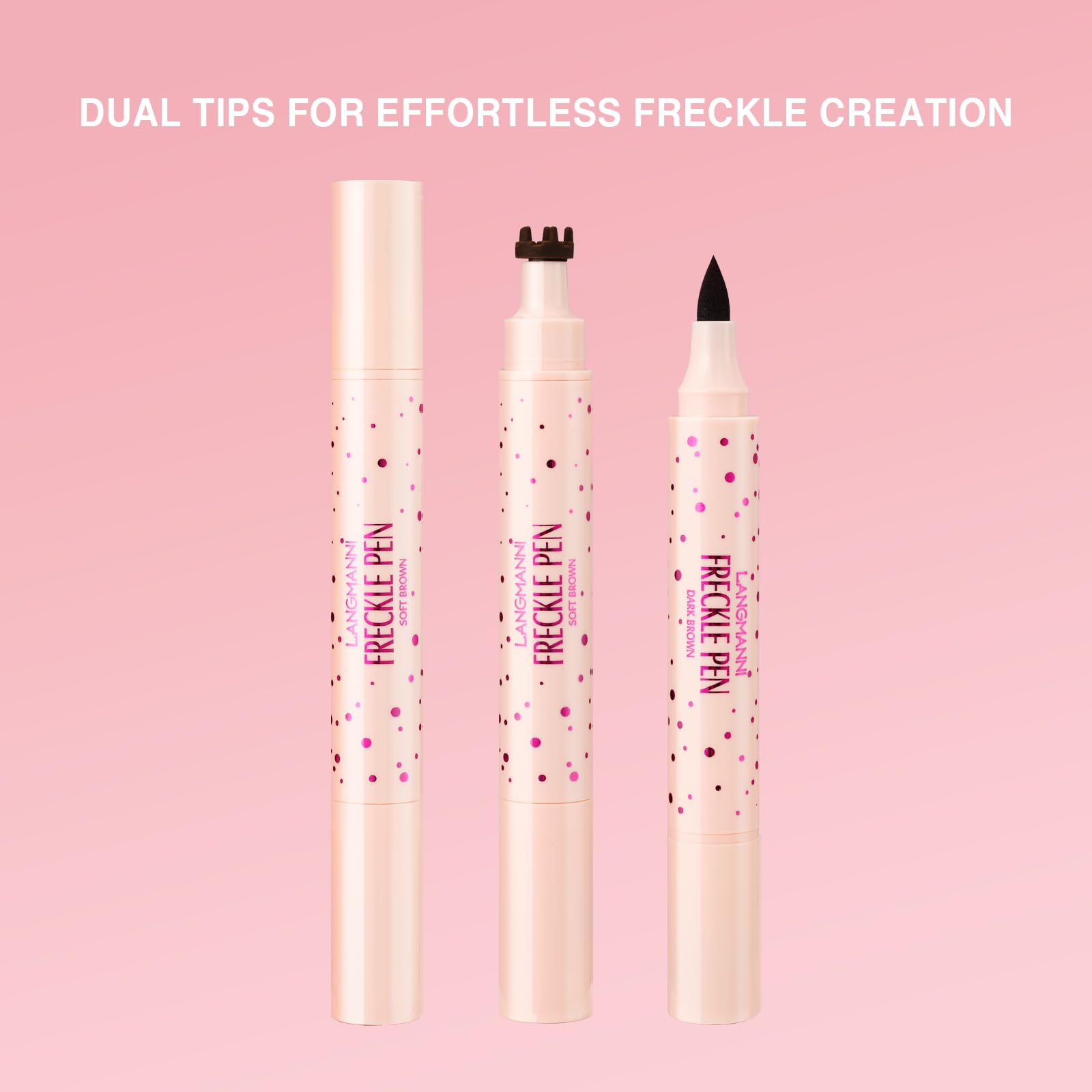 La punta de nylon de Jolilab Freckle Pen permite retoques finos.