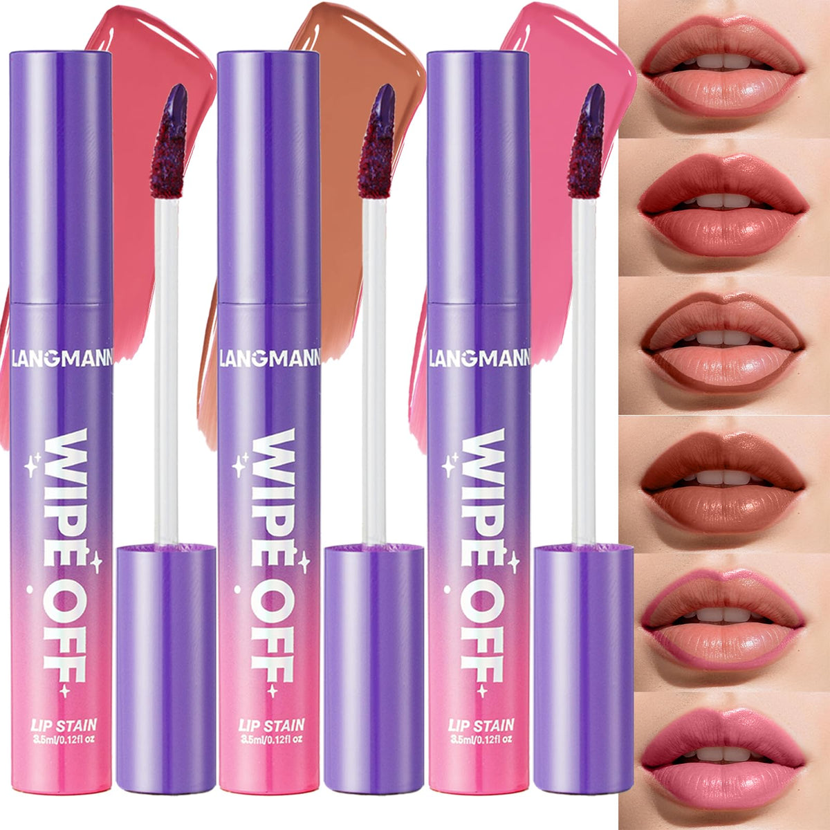 Jolilab Tinte Labial con aplicación mate, color intenso y acabado suave para todo el día.