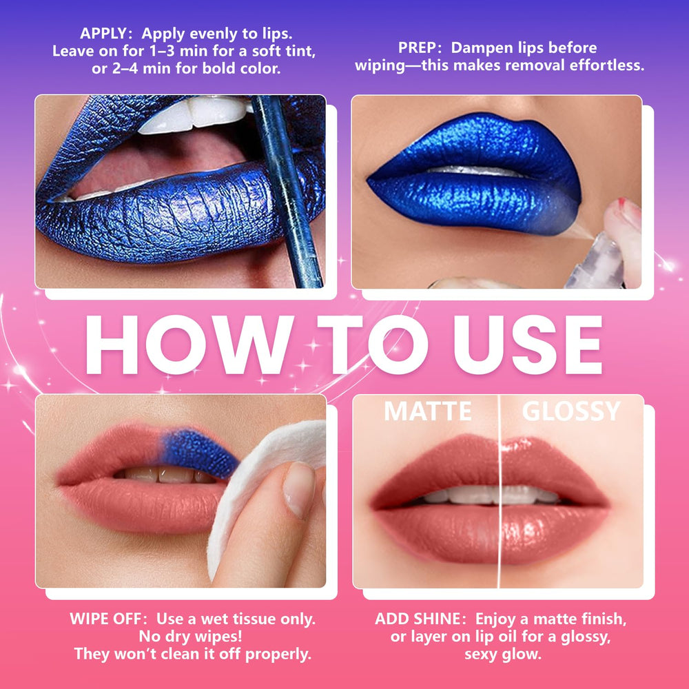 Jolilab Tinte Labial color duradero que mantiene el tono vibrante.