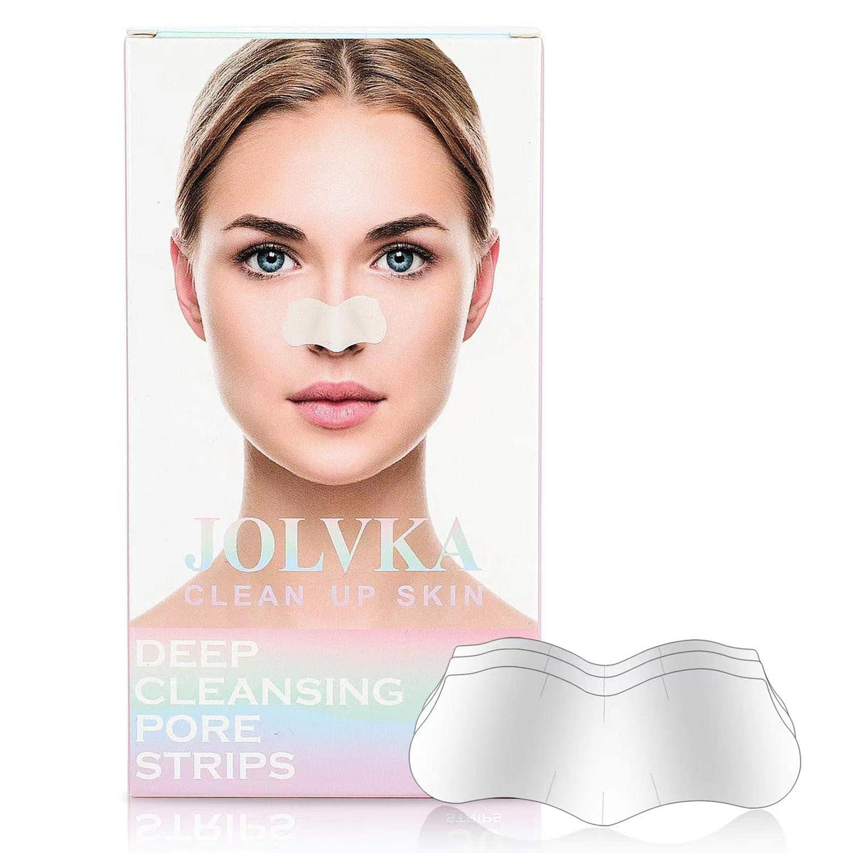 Parche nasal JOLVKA con carbón activado para limpiar poros.