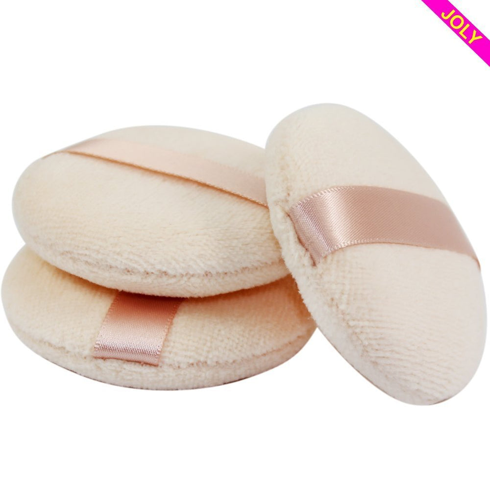 JOLY pack de 3 aplicadores para polvo facial; ideal para sets de maquillaje