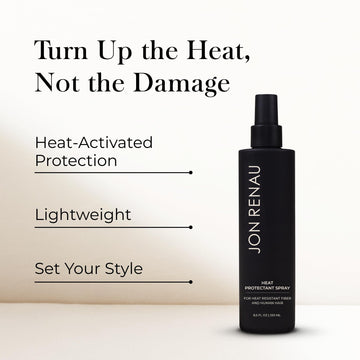 Jon Renau Protector Térmico mantiene suavidad y volumen natural en fibras