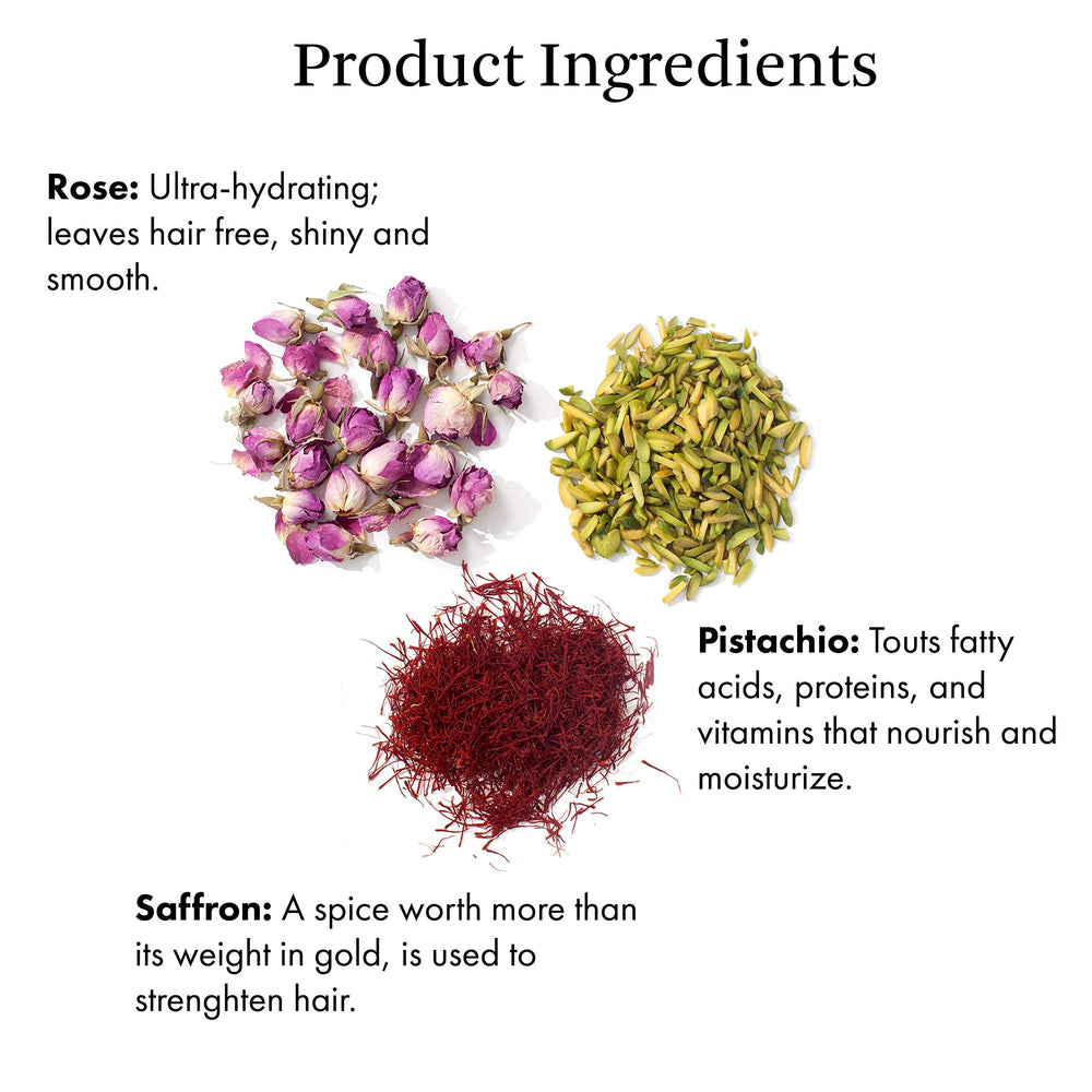 Joon huile capillaire Safran Pistache – brillance naturelle des cheveux soyeux