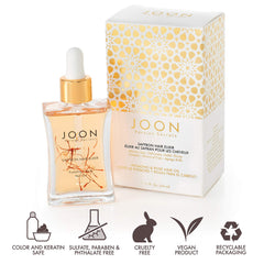 Joon huile capillaire Safran Pistache – défrisage léger sans lourdeur