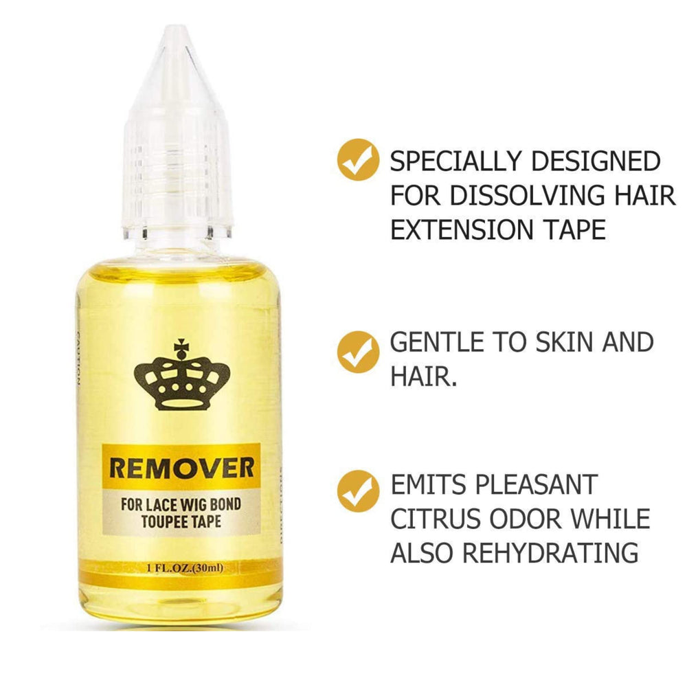 JOOYEAH Remover adhesivo para extensiones: acción rápida sin dañar el cabello.
