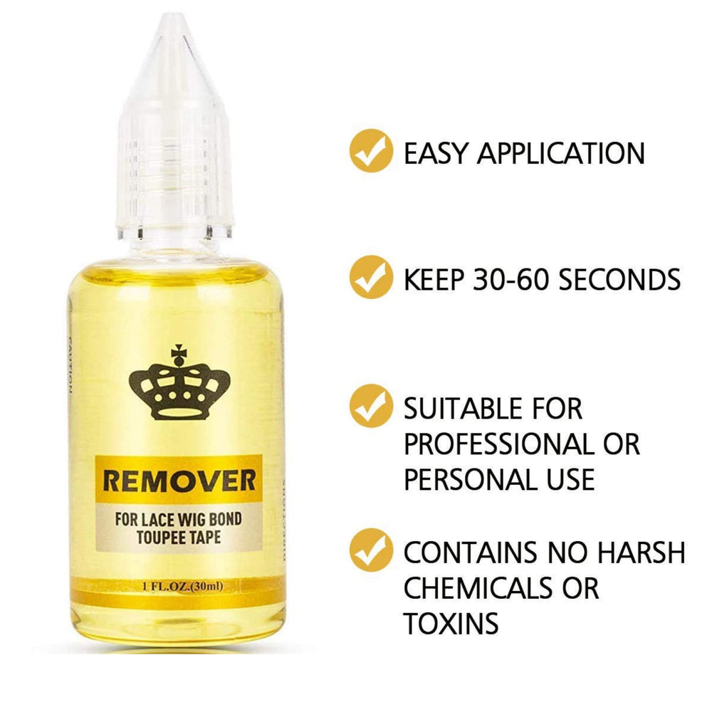 JOOYEAH Remover adhesivo para pelucas: cuidado suave para la piel sensible.
