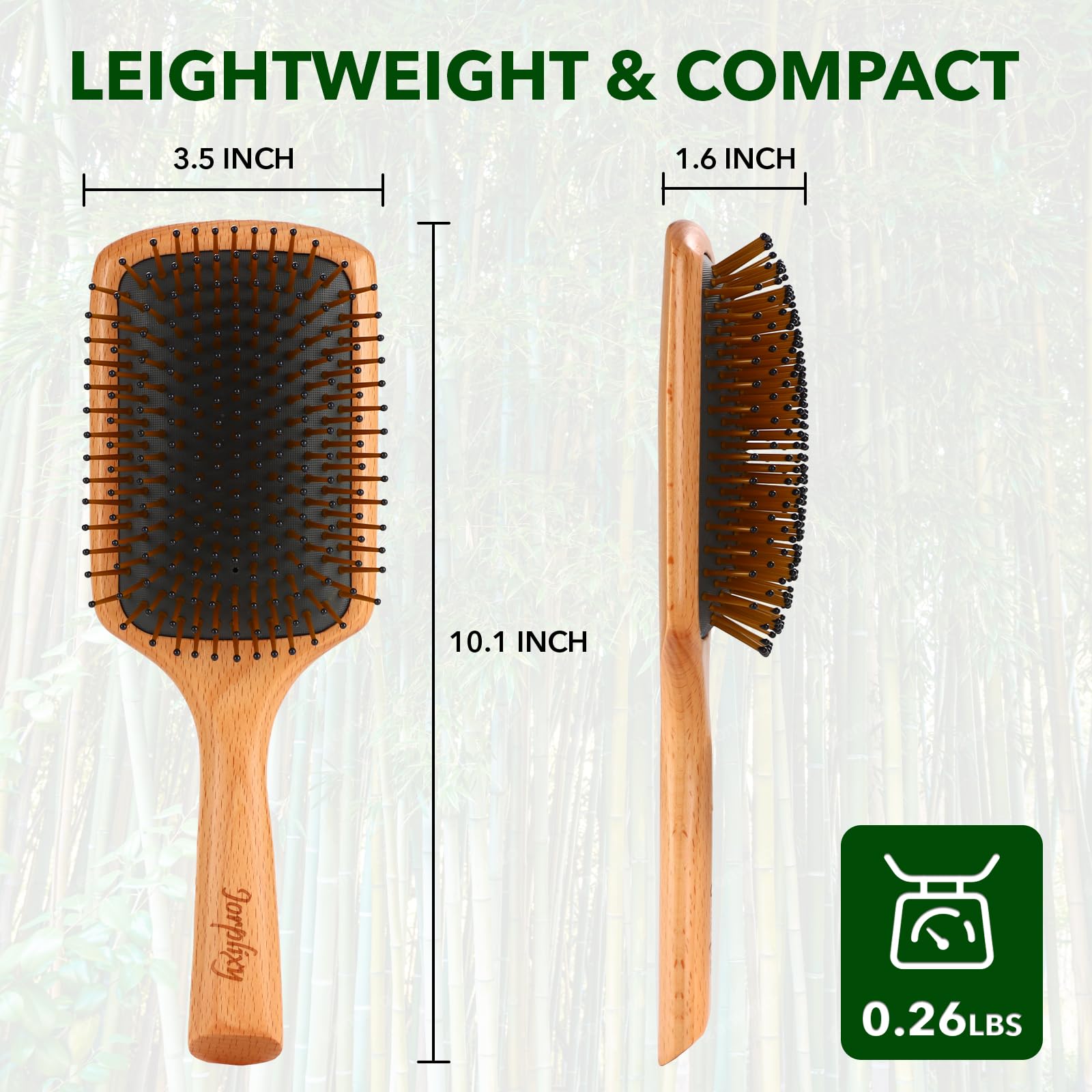 Cepillo para cabello fino de Jorplixy, protege puntas delicadas