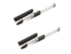 Cepillos de máscara JOSALINAS, dos piezas, para cejas y pestañas, aplicación precisa.