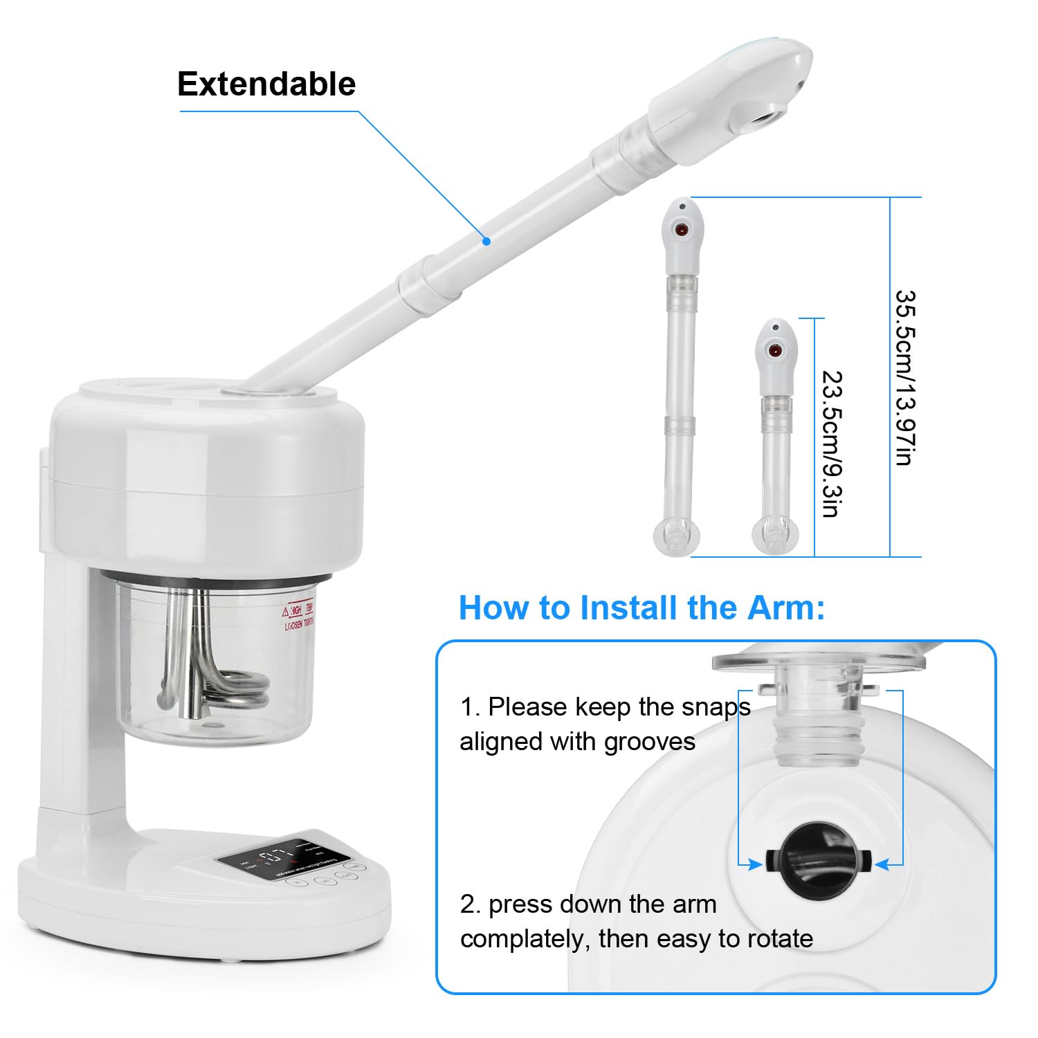 JOSTZHXIN diseño portátil para usar en casa, en la ducha o de viaje.