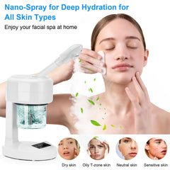 JOSTZHXIN vapor caliente ofrece una experiencia envolvente de limpieza suave y reconfortante.