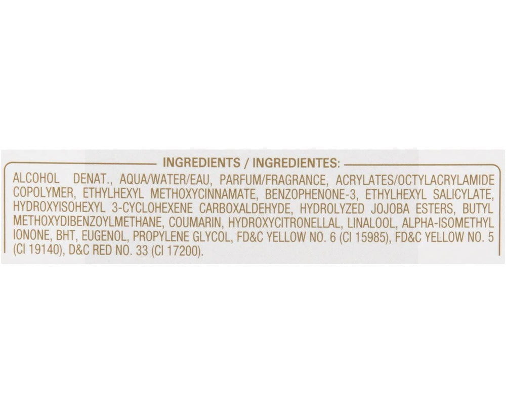 Tapa brillante de Jovan Almizcle Blanco añade toque premium.