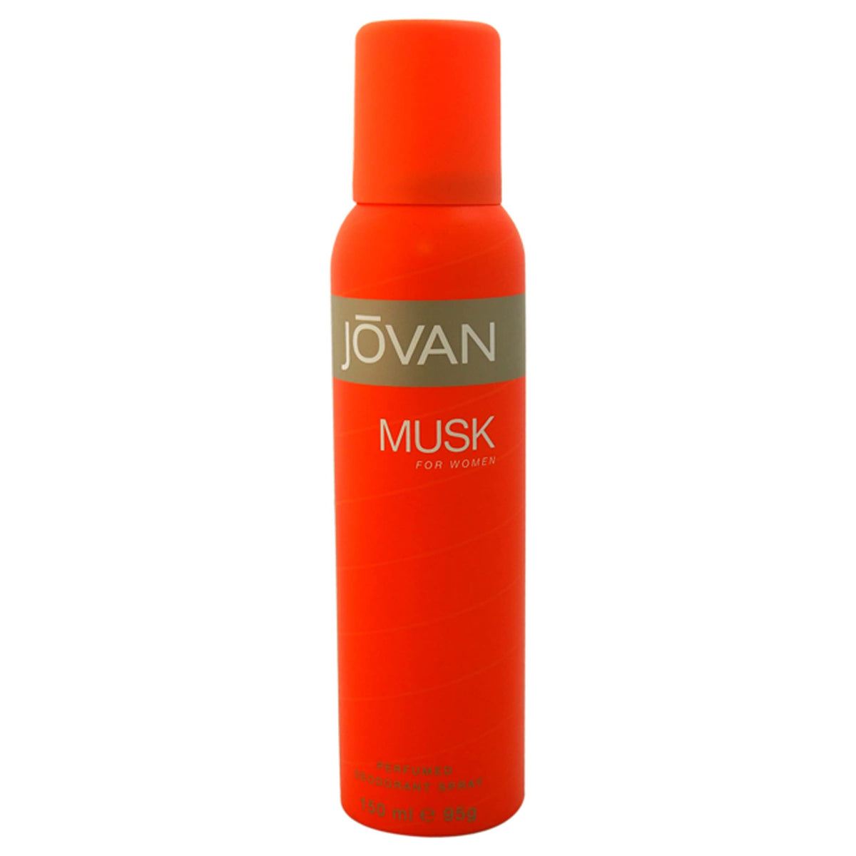 Jovan desodorante almizcle en spray para mujeres, sensación fresca todo el día