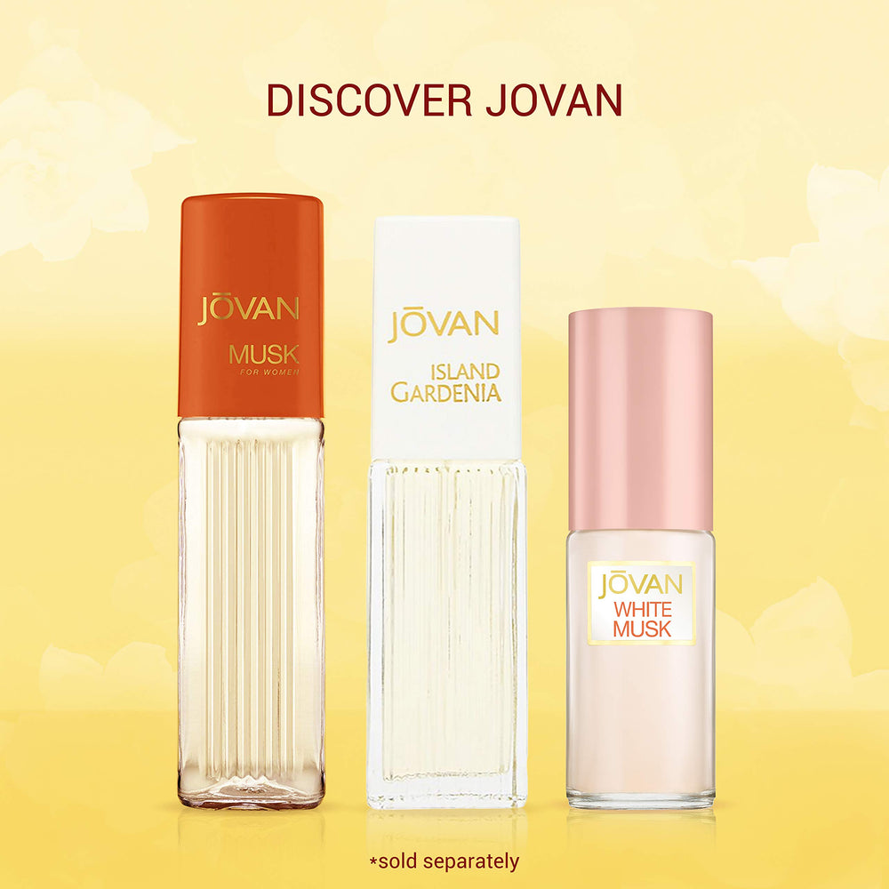 Jovan Island Gardenia: presentación compacta, perfecta para viaje y uso diario.