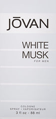 Jovan White Musk para Hombres, empaque de caja que resalta su aroma clásico