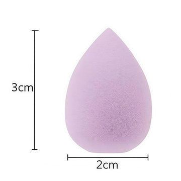 Esponja Jowxsx morada: estilo en tu bolso y precisión en la aplicación.