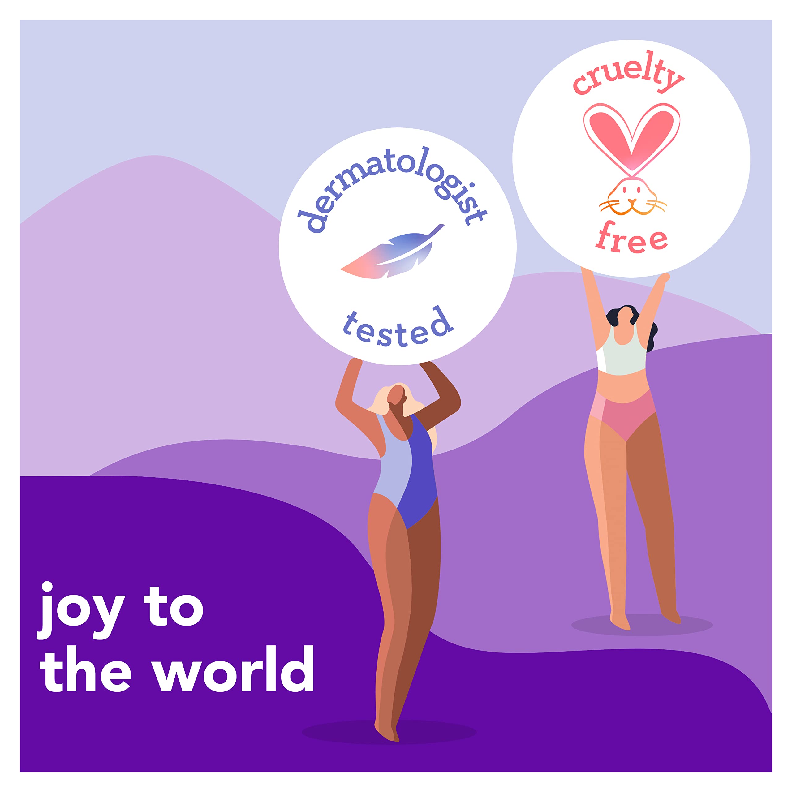 JOY sin crueldad: cuidado seguro para la piel.