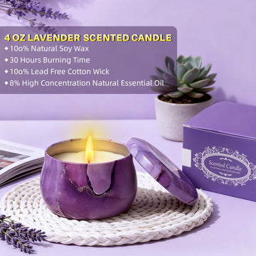 Joyvella vela aromática perfuma el ambiente para relajación tranquila.