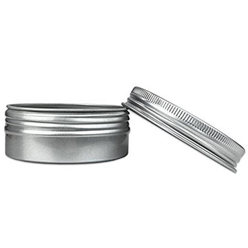 JOYWENG tarro aluminio 2oz para bálsamos, portátil para bolsos