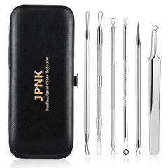 JPNK extractor de comedones: conjunto compacto para una limpieza facial precisa.