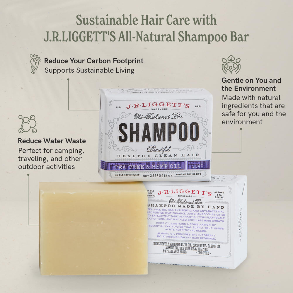 J.R.LIGGETT'S Barra champú para cabello rizado, definición y control de encrespamiento.