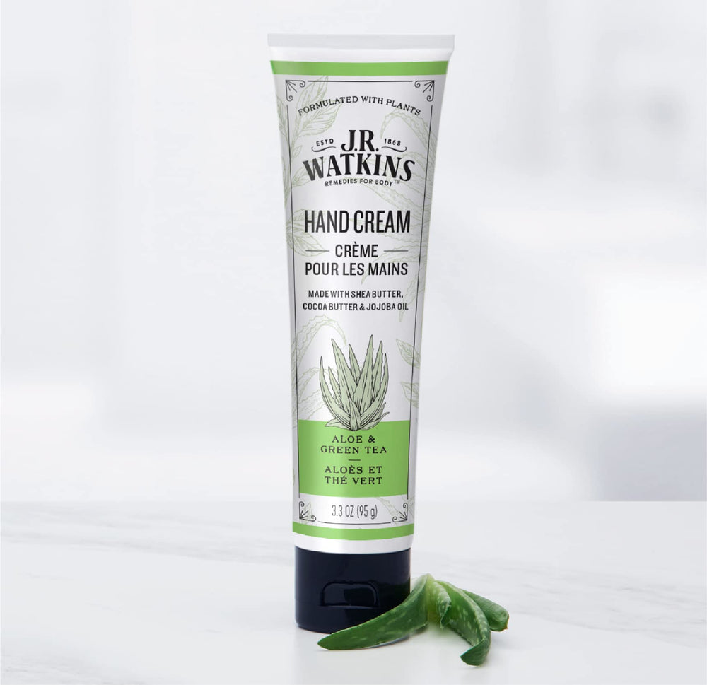 Aroma natural suave de la crema de manos J.R. Watkins.