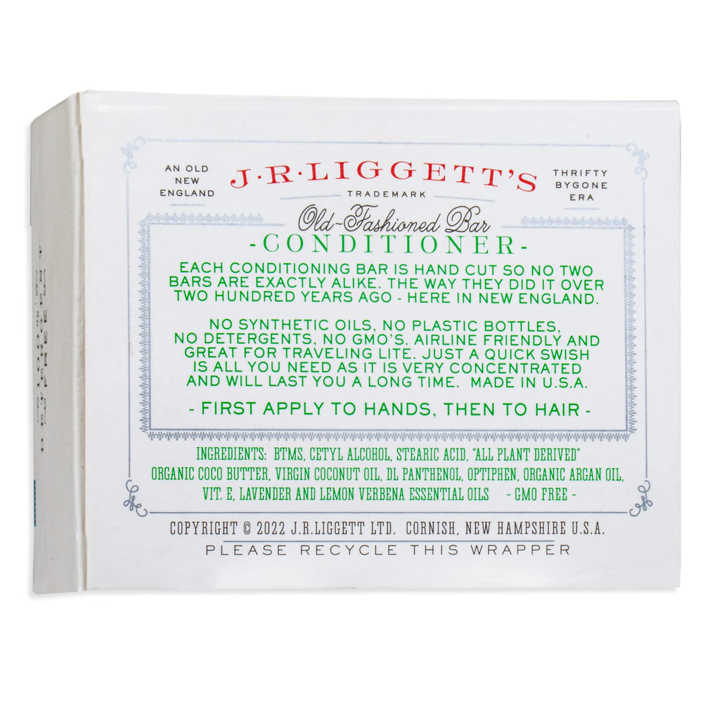 Acondicionador barra J.R.LIGGETT'S brillo natural de cabello