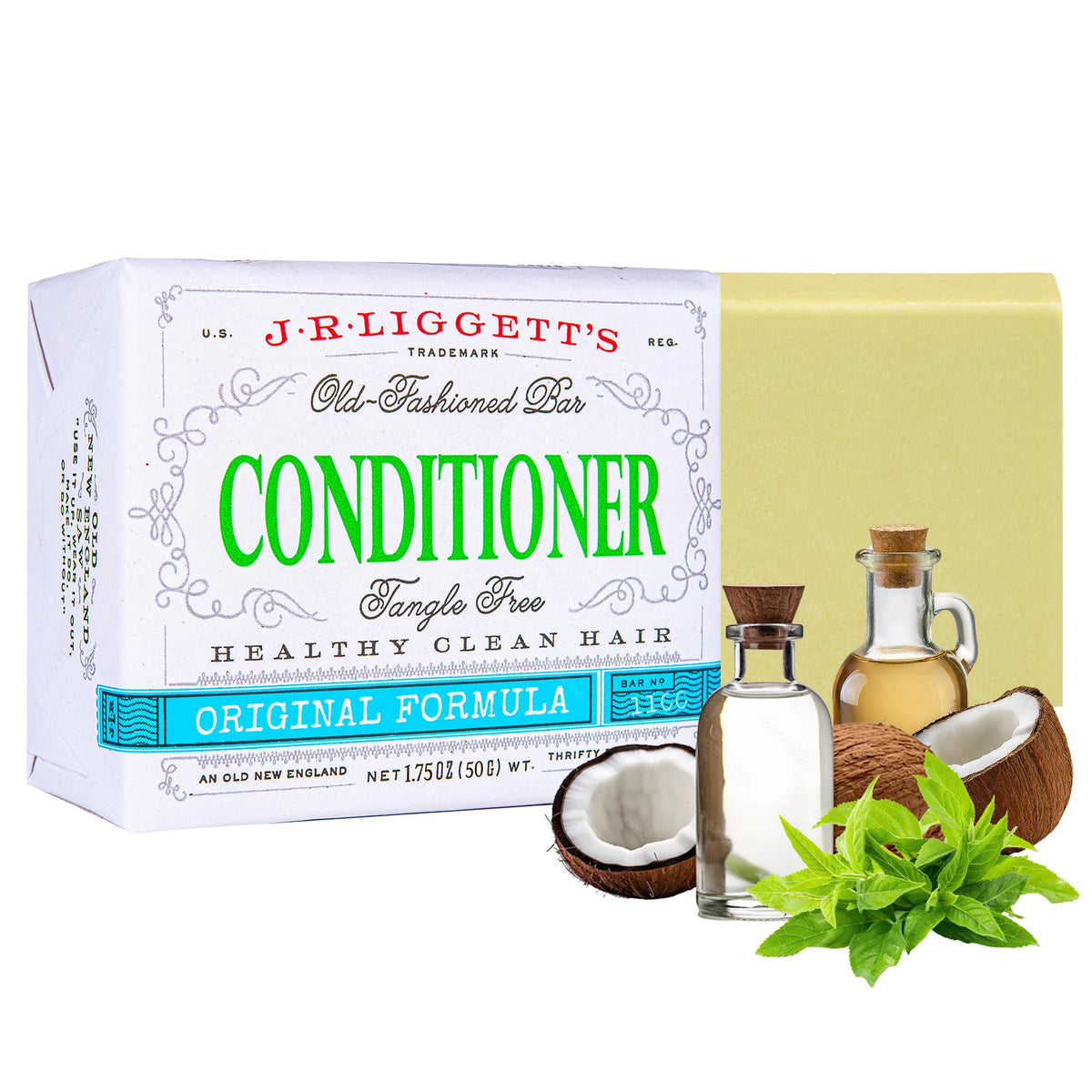 Acondicionador barra J.R.LIGGETT'S fórmula original para cabello suave y fresco