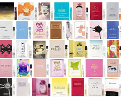 JRoBeauty: muestra de perfume con conjunto de 12 viales para explorar fragancias.