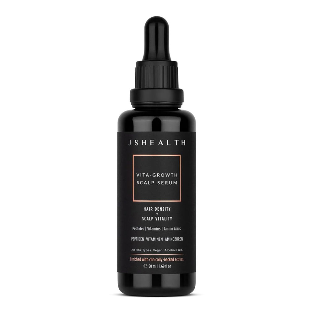 Serum Vita Growth de JSHealth en frasco para revitalizar el cuero cabelludo
