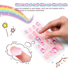 Jsiallye: uñas con brillos y gradiente, ideal para fiestas o cumpleaños.