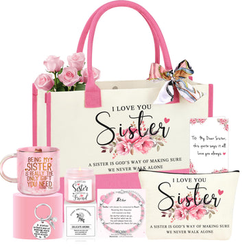 Conjunto de regalos JTENGTOP para hermana, ideal para ocasiones especiales.