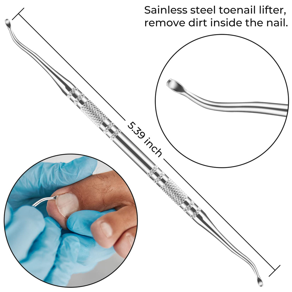 JTIEO corrector de uñas encarnadas para mantenimiento casero seguro.