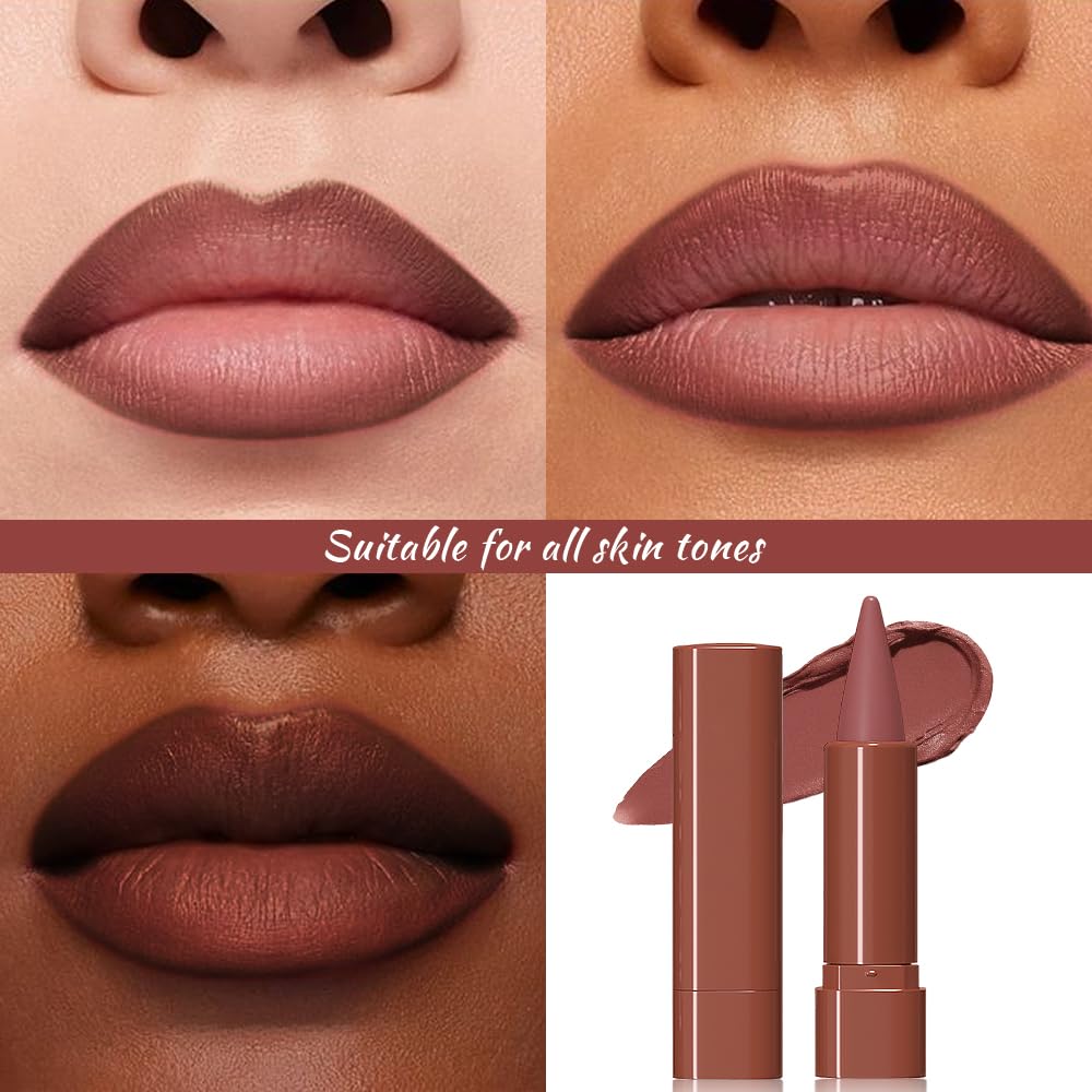 Delineador JUAAZIN 2-en-1 para definición de labios y cobertura total.