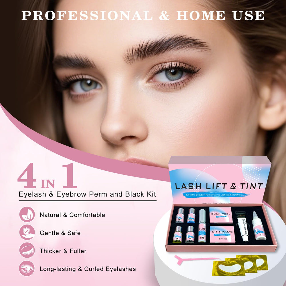 Curva duradera tras tratamiento con JUANPHEA Lash Lift Black.