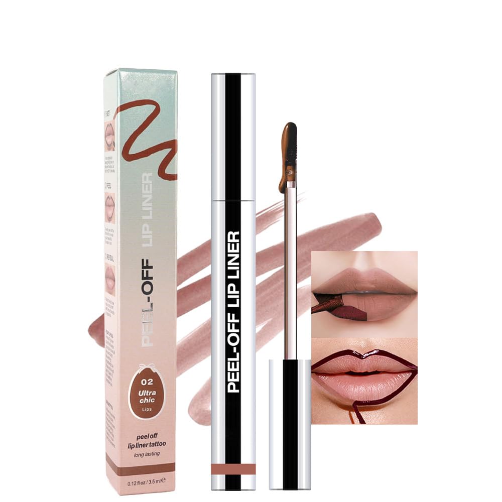 JUAAZIN: tinte labial mate desprendible en el bote para color duradero.