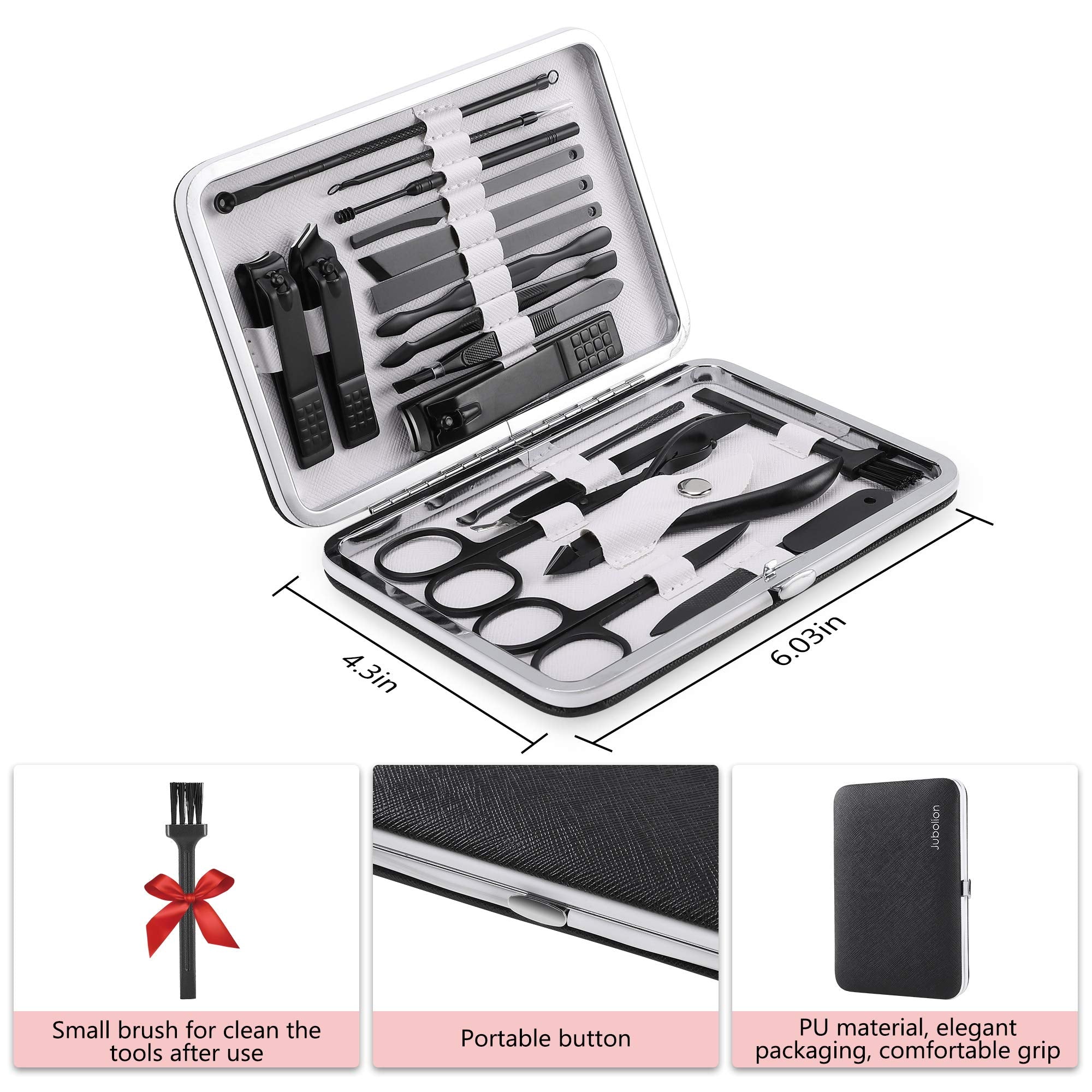 Corta cutículas Jubolion para remover piel sobrante con seguridad.