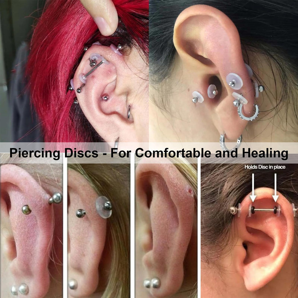 Guantes desechables para manipulación higiénica durante piercing con Judero