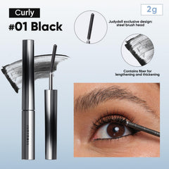 Judydoll Mascara: aplicación sin grumos para un acabado limpio.